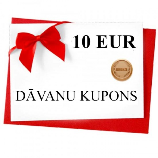 Dāvanu karte, 10 EUR