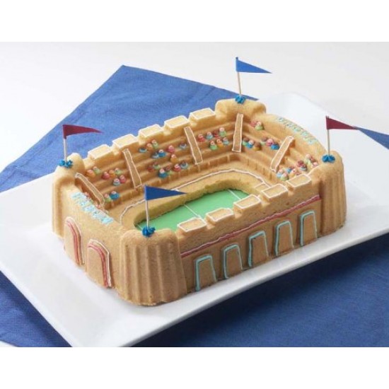 Silikoninė kepimo forma "Stadionas", 35,0x20,5 cm