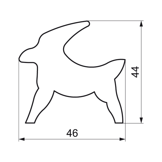 Formula "Briedis", 4,6 cm