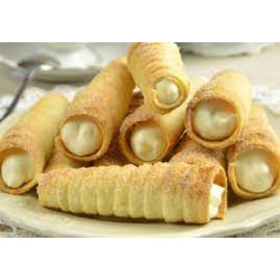 Caurules/caurules čiekuru un cannoli izgatavošanai, 10gab., 11,3 cm