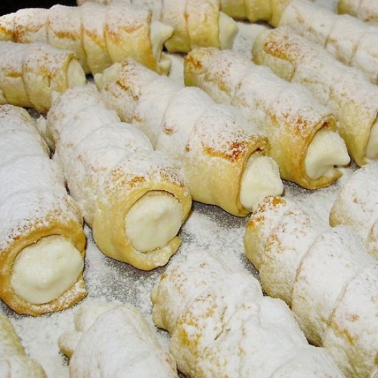 Caurules čiekuru un cannoli izgatavošanai, 10 gab., 13,5 cm